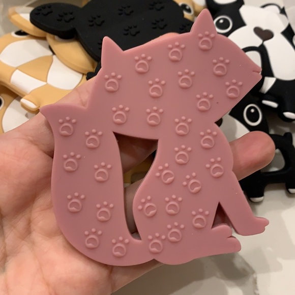 MAUVE | Tribal fox silicone baby teether toy - Picture 3 of 3